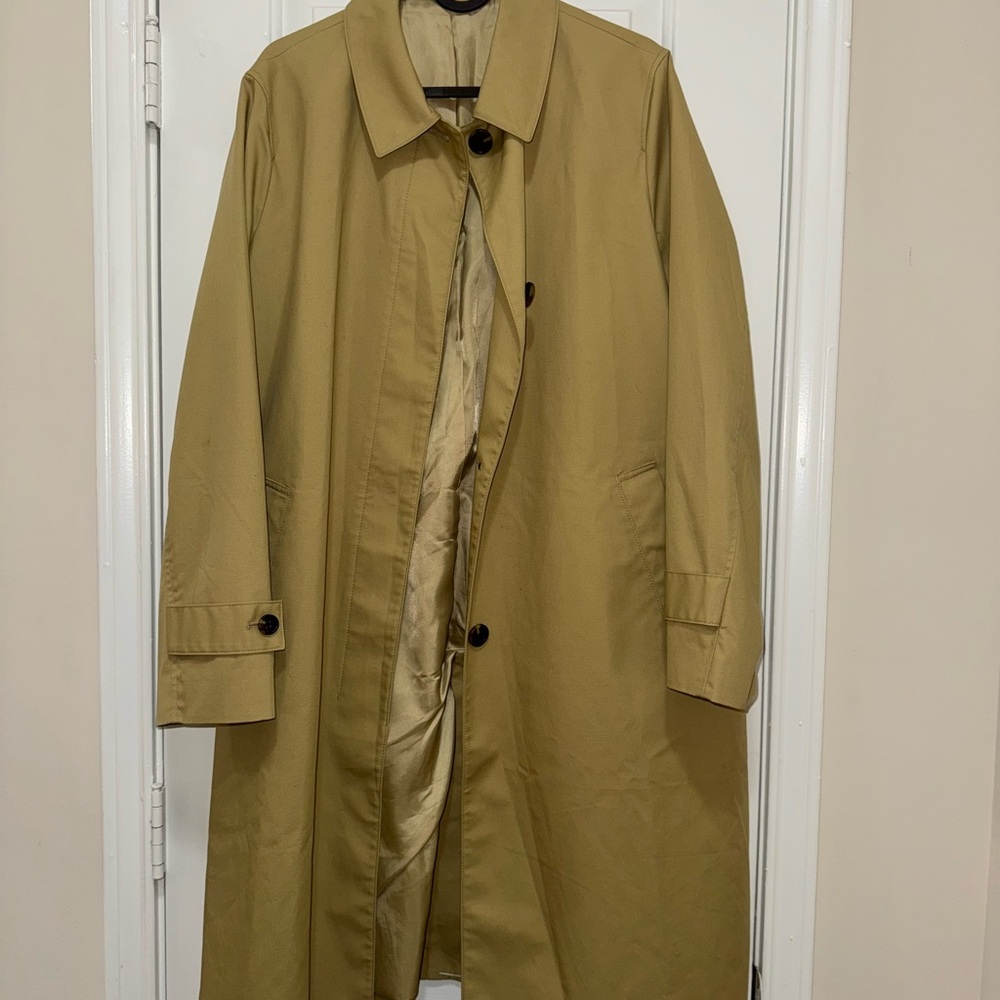 Muji Beige Women's Trench Coat